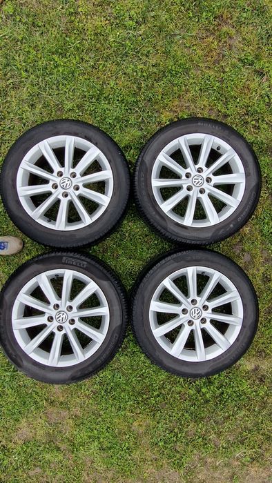 Roți vară, jante Al Vw Passat R17, T-roc  Touran  Jetta,Sharan, cauciucuri, anvelope  215 55 17