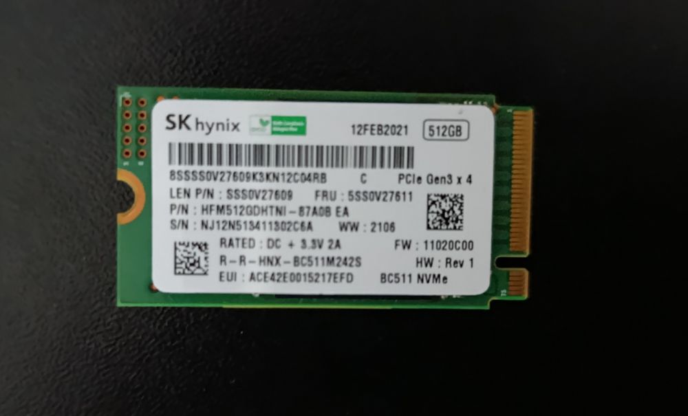 Продаётся SSD SK hynix 512 ГБ