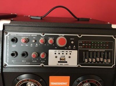 Boxe active cu Bluetooth USB Microfon Telecomanda Temeisheng DP 284 BT