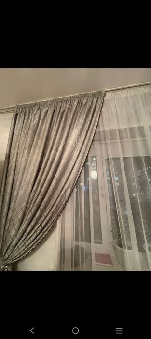 Шторы без тюль состояние отличное