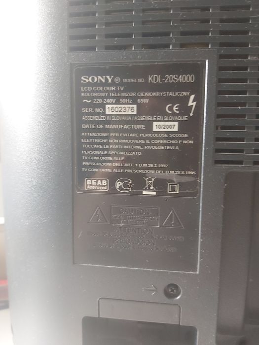 Продаю телевизор sony