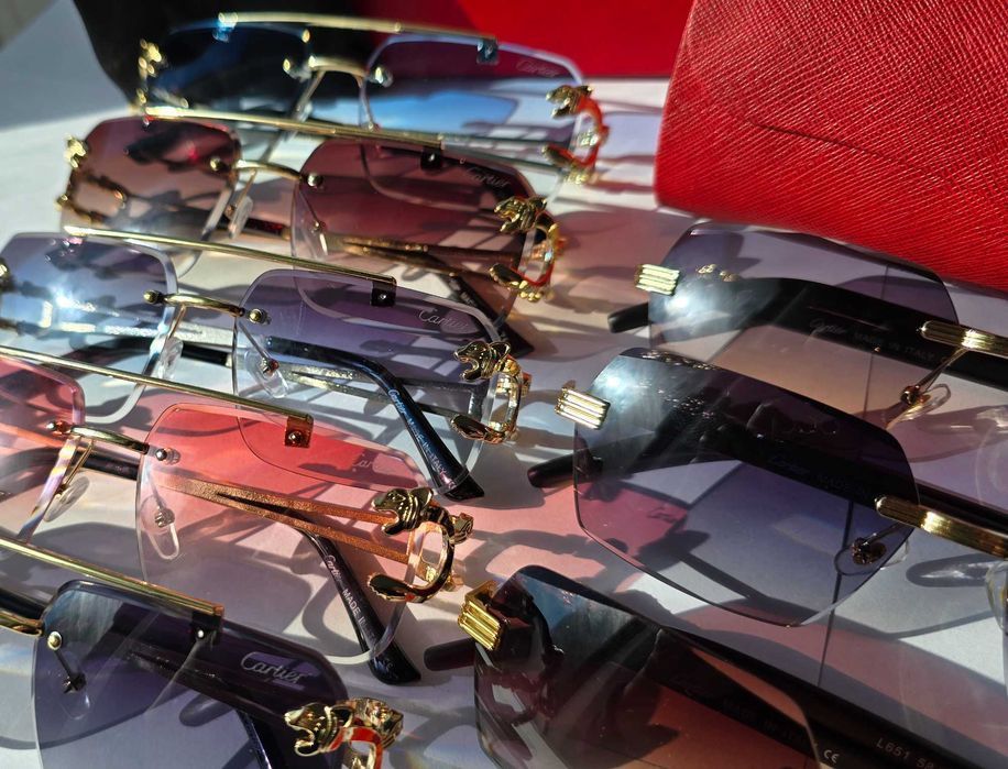 Set ochelari de soare Cartier rimless