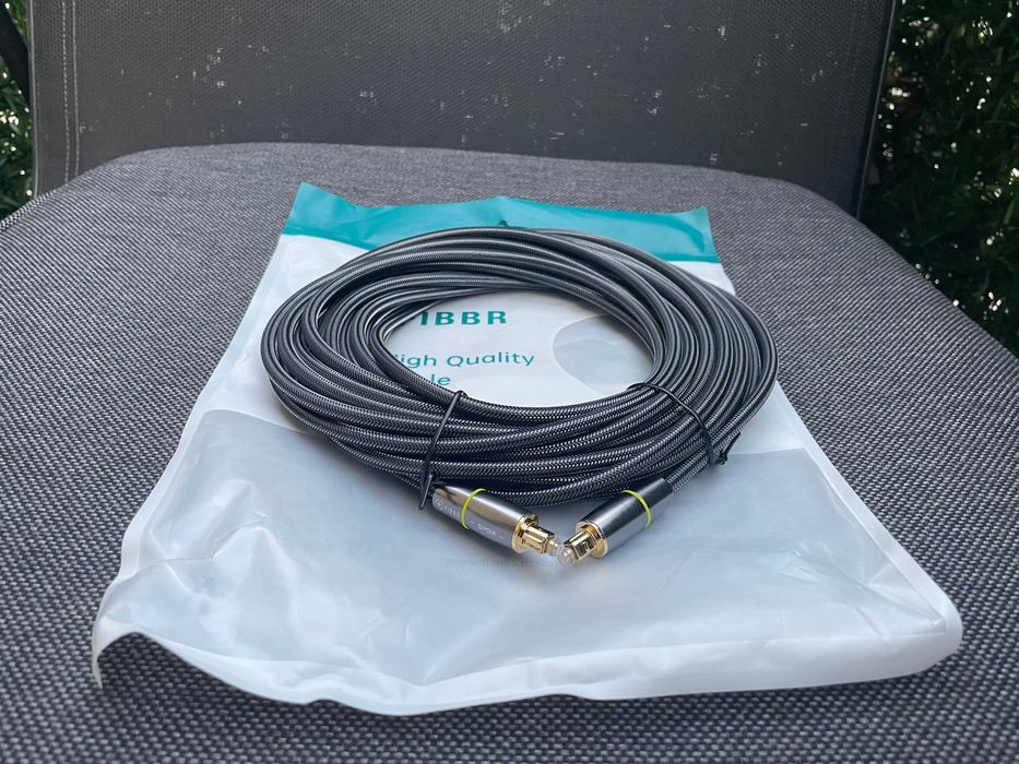 Аудио кабел Fibbr (Оптичен цифров аудио кабел 10 метра)