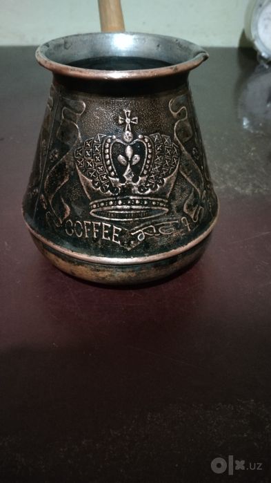 Турка медная для кофе.