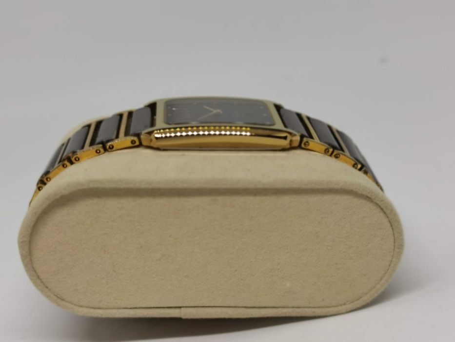 RADO DIASTAR Date Ceramic Gold Watersealed SAPPHIRE CRYSTAL 160.0395.3