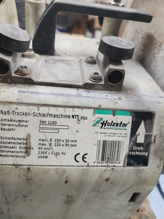 Tocilă holzstar modificată cu piese Tormek