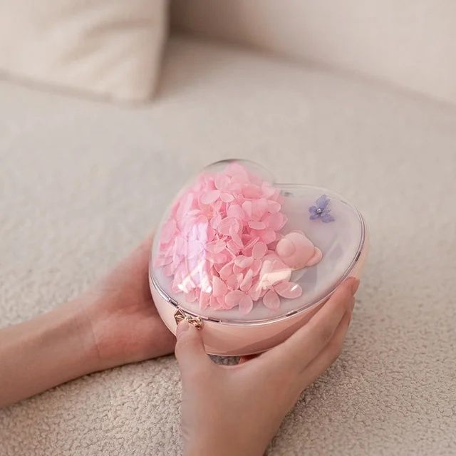 Lampa muzicala cu difuzor Bluetooth si speaker cu flori eterne