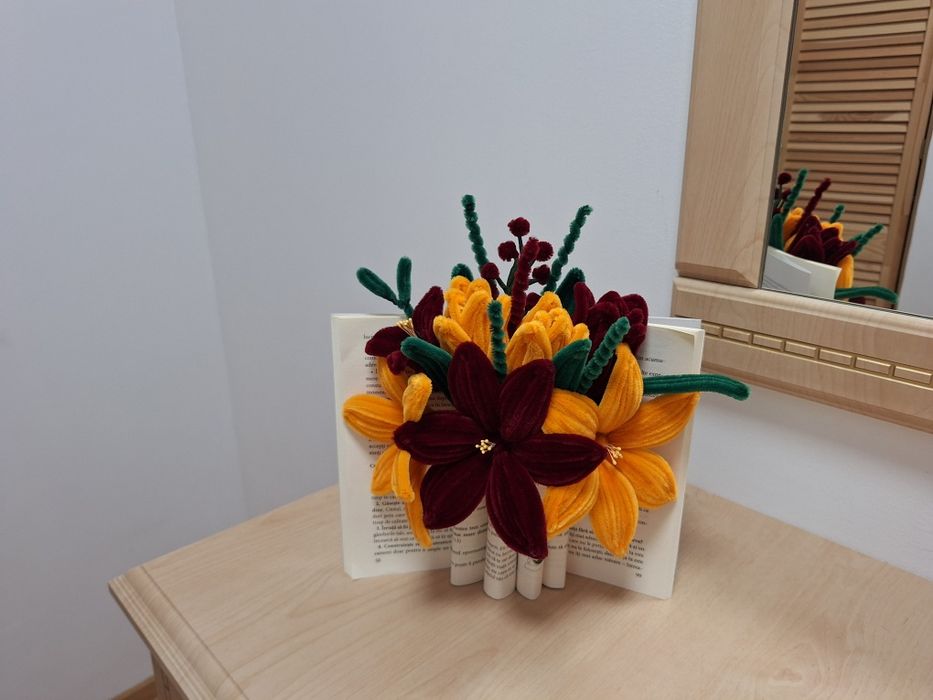 Carte cu flori cadou