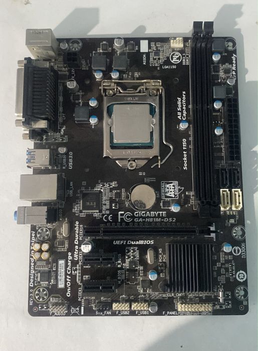 Placă de bază Socket 1150 + i3-4150 – Funcționează Perfect