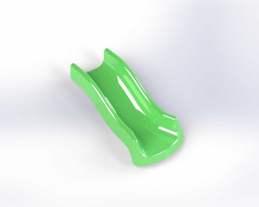 Улей за детски пързалки и съоръжения АС0005 HDPE 118.3*37.7 H 0.60 м.