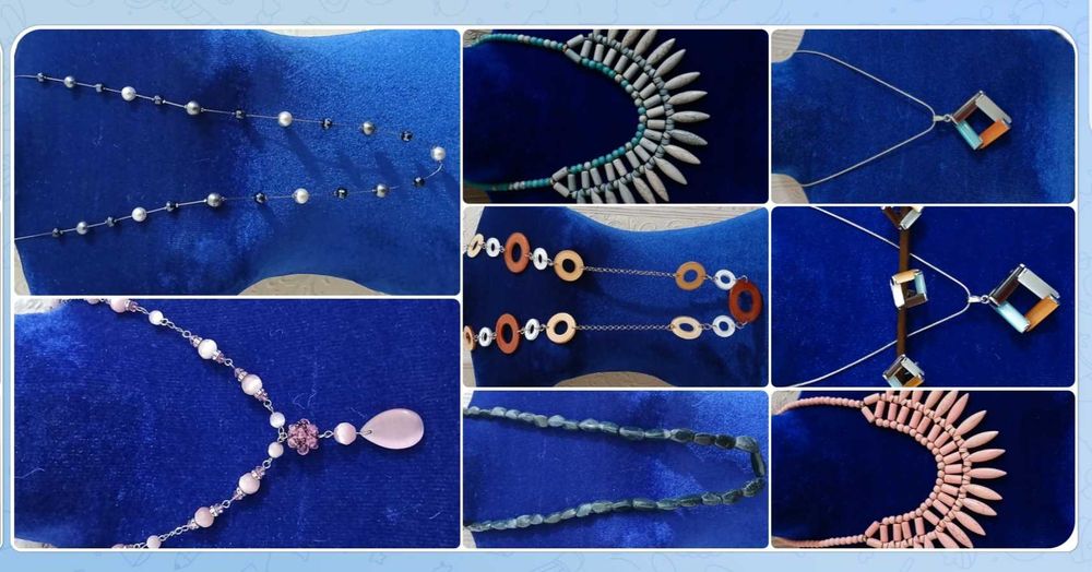 Ожерелье из натур. камней