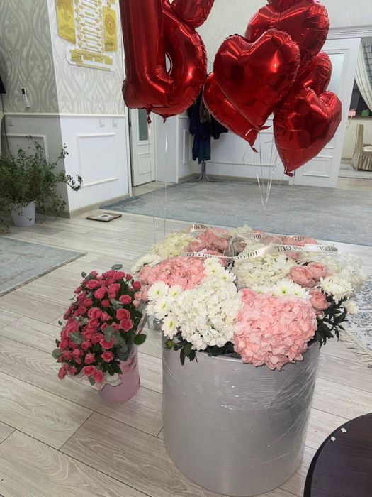 Цветы свежие вчера купили