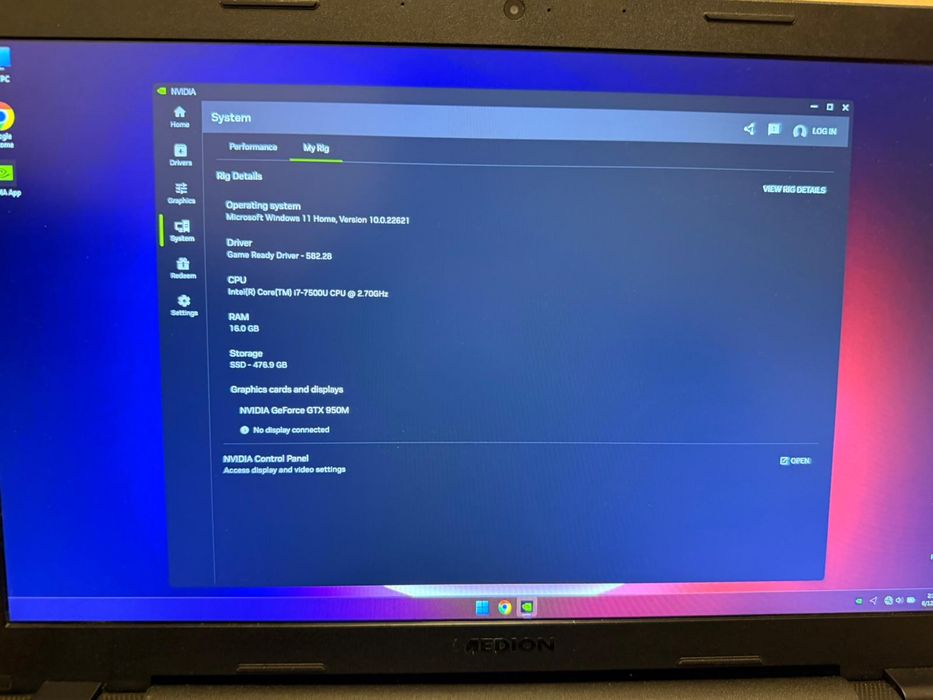 Laptop Gaming Medion Erazer