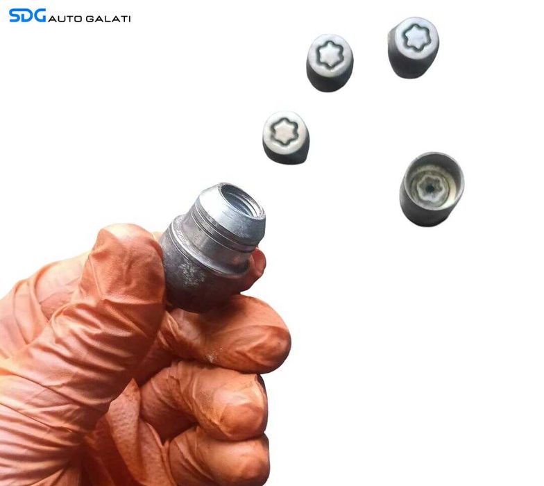Set Prezoane Antifurt Roti Jante Nissan Qashqai J10 2007 - 2013 Cod 40224JD00A, 40224-JD00A [MX0530]