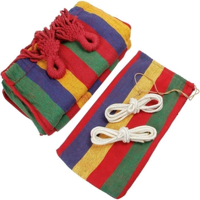 Гамак для отдыха качели беланчак для кемпинга одноместный, двухместный