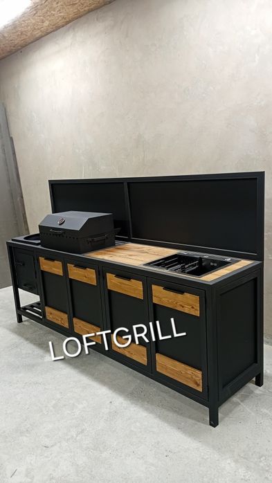 Мангал в стиле LOFT