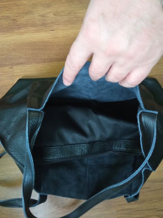 Дамска чанта естествена кожа