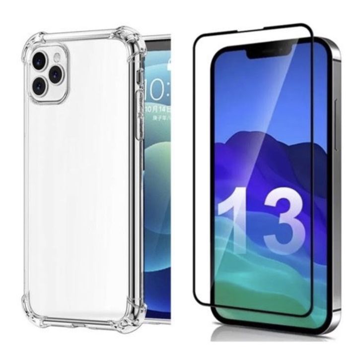 Husa Ramforsata Style si Folie Sticla Style Iphone 12 13 14 PRO MAX