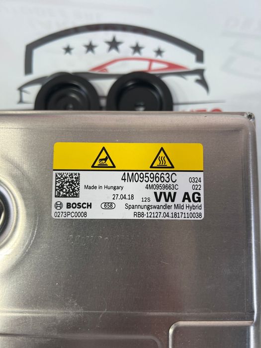 Convertor DC-DC OEM 48V-12V Mild Hybrid Audi A6 C8 A7 Q7 Q8 Porsche