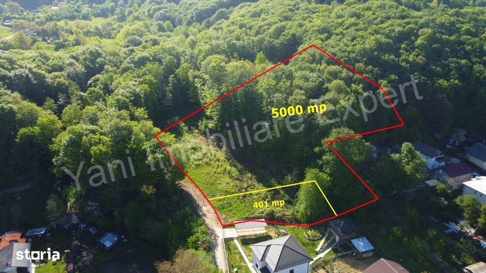 Teren 5401 mp de vânzare în Curtea de Argeș.