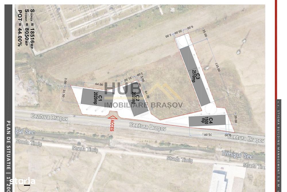 Teren Industriala 22.116 mp - zona Uzina 2 cu PUZ | Strada Timisul Sec