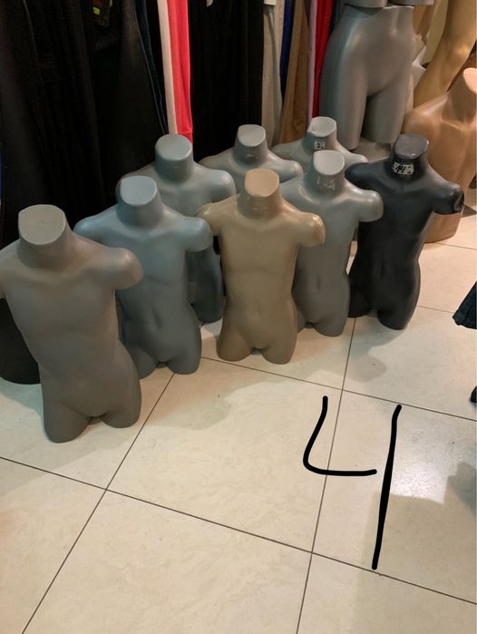 Цели манекени , торс манекени и оборудване за магазин
