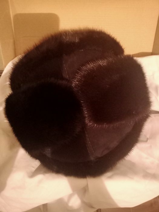 Шапка норковый новый