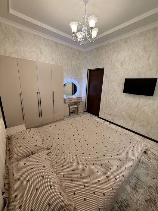 Чиланзар: светлая 3-комнатная квартира с евроремонтом