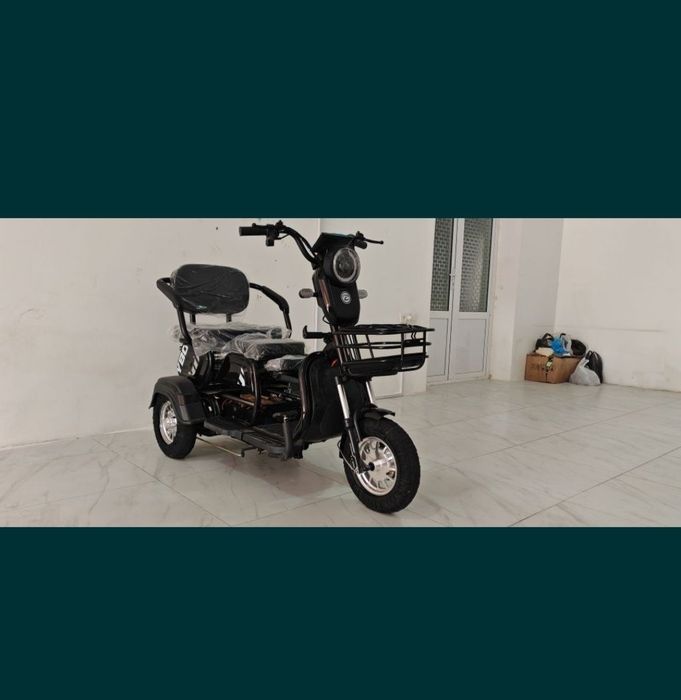 Elektr yo'lovchi 3 g'ildirakli трицикл - Электро трицикл пассажирский