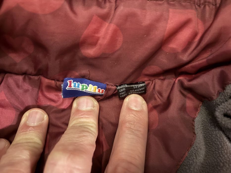 Детска зимна шуба Lupilu, ръст 110см, за възраст 6 години