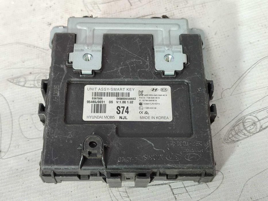Modul cheie inteligentă Hyundai Kona I COD: 95480J9031 2019 / [2017-2023] / (5G3)