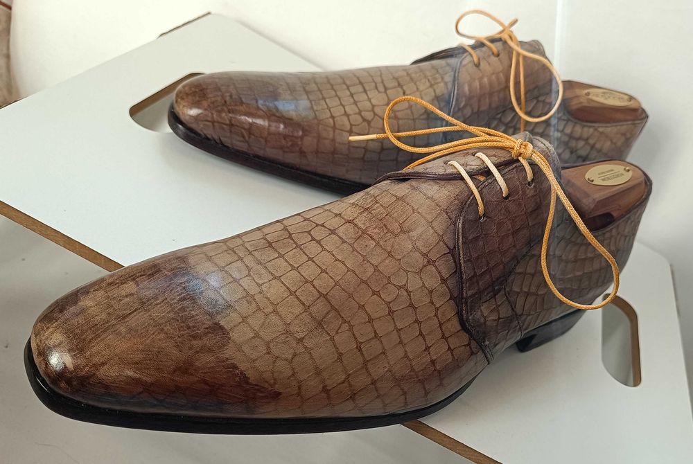 Pantofi de lux 43 43.5 44 44.5 45 45.5 Greve NOI lucrati manual piele