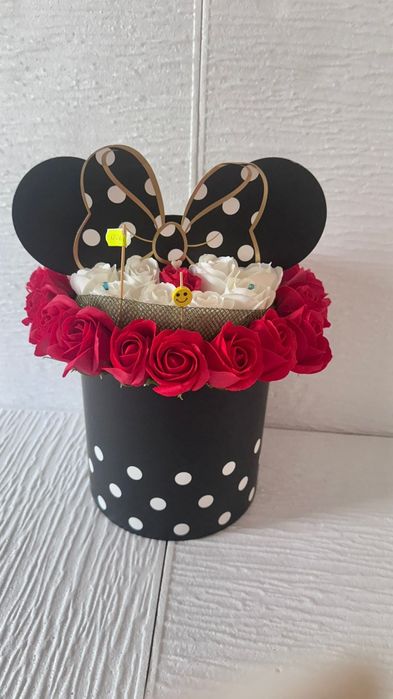 Aranjament cu flori de sapun