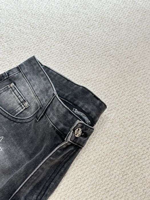 Blugi Chrome Hearts , calitate premium , pe comanda , noi , L
