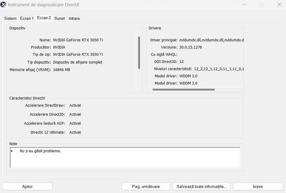 Laptop RTX 3050 TI TITANIUM GAMING EXTREM 144Hz RATA REFRESH ecran 15.6 inch nvme SSD placa video dedicata NVIDIA RTX TI 2 placi video