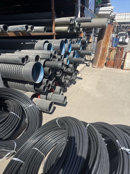 Труба пластиковые ПВХ гофра Завод Пвх турба канализация. Водопровод