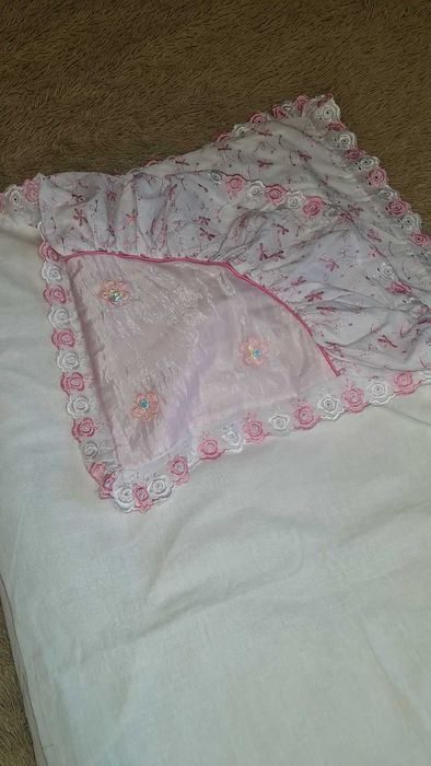 конверт для выписки розовый