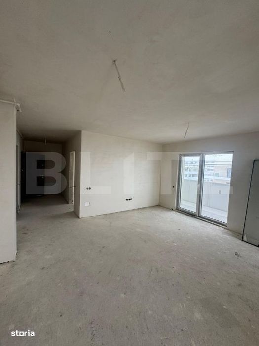 Apartament semifinisat, finisaje la cerere, terasa, parcare, lift, zon