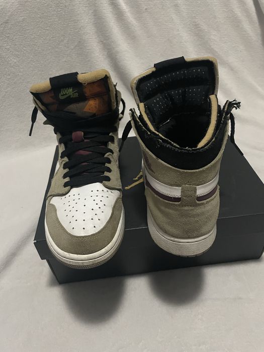 Adidasi Jordan 1 High Zoom Olive