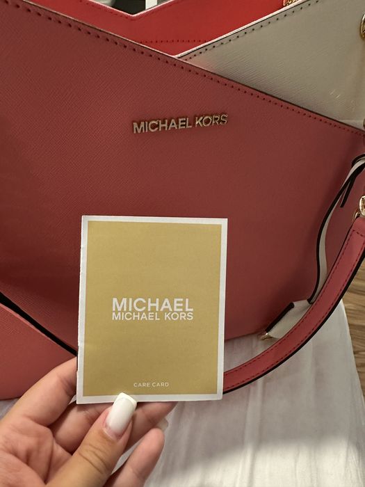 Michael Kors Jet Set Item LG X Chn Shldr Tote – Tea Rose