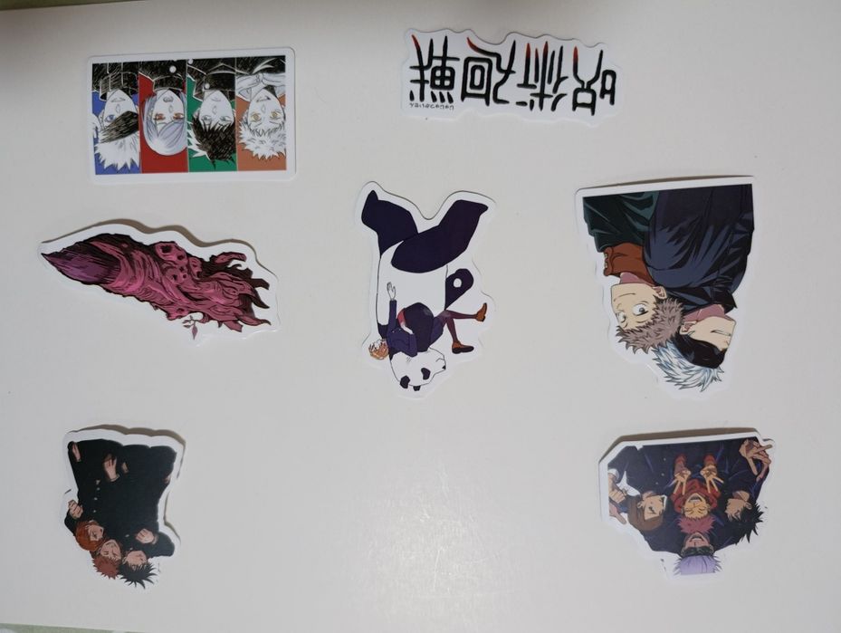 Аниме наклейки:Магия и мускулы;Магическая битва 1шт 1000сум