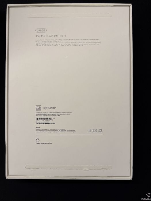 Продам ipad pro 11” m4, 256Gb, silver