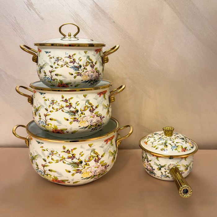 Set oale și cratiță de gătit Otel Emaliat luxury F&B 2