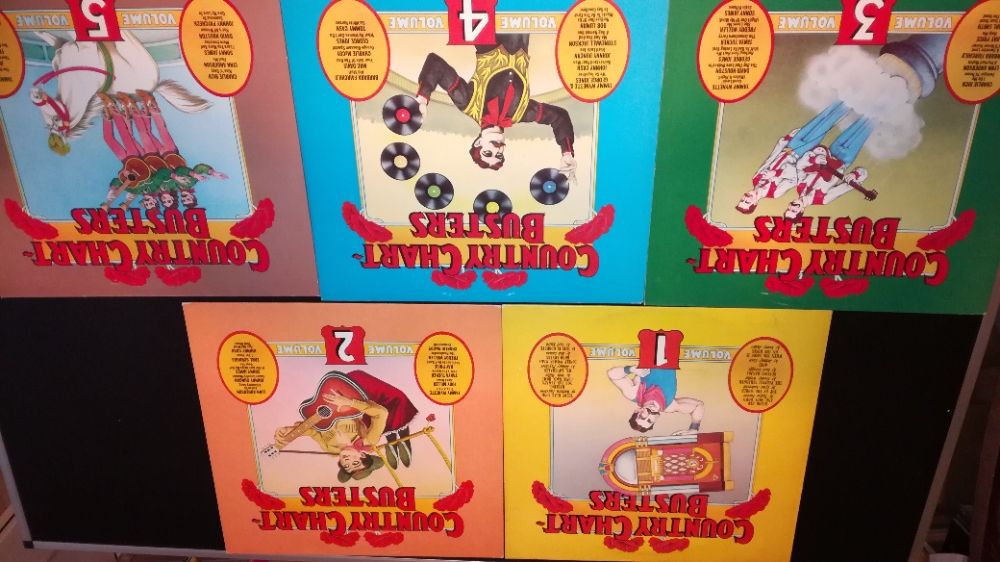 Vinil/vinyl - Country Chart - Busters - set 5 LP