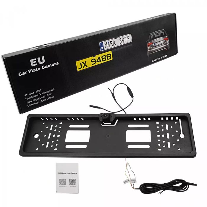 Камера за задно виждане в рамка за номер – универсална
