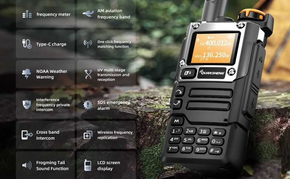 Радиостанция QUANSHENG UV-K5(8) V3