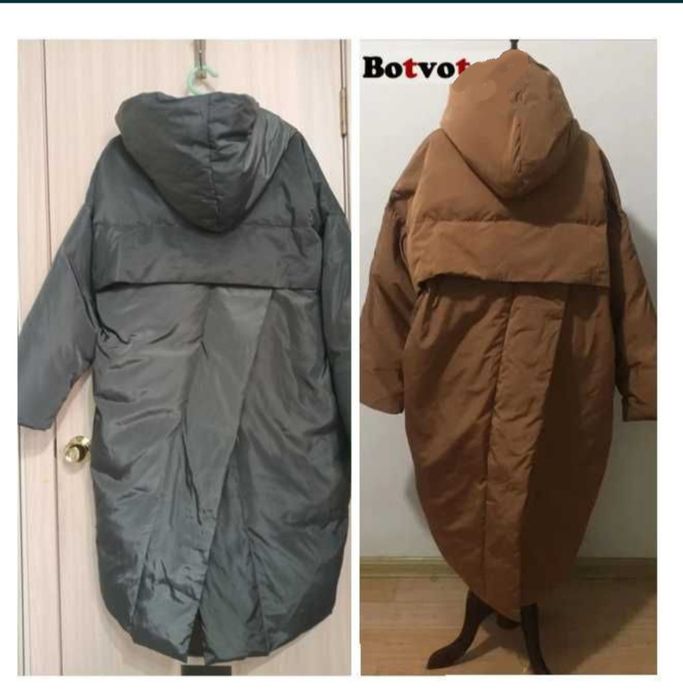 Пуховик На пуху. Оверсайз.