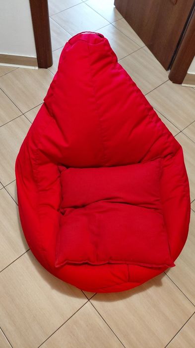 Fololiu tip Bean bag roșu