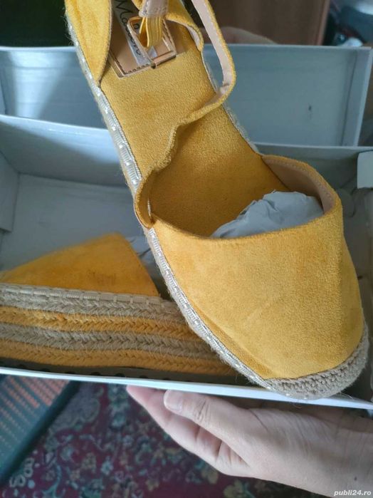 Vind Espadrile Dama masura 41 Yellow