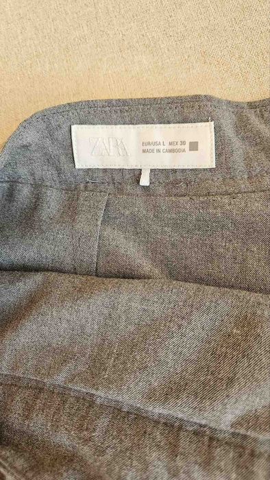 ZARA плисирана пола-панталон, L размер